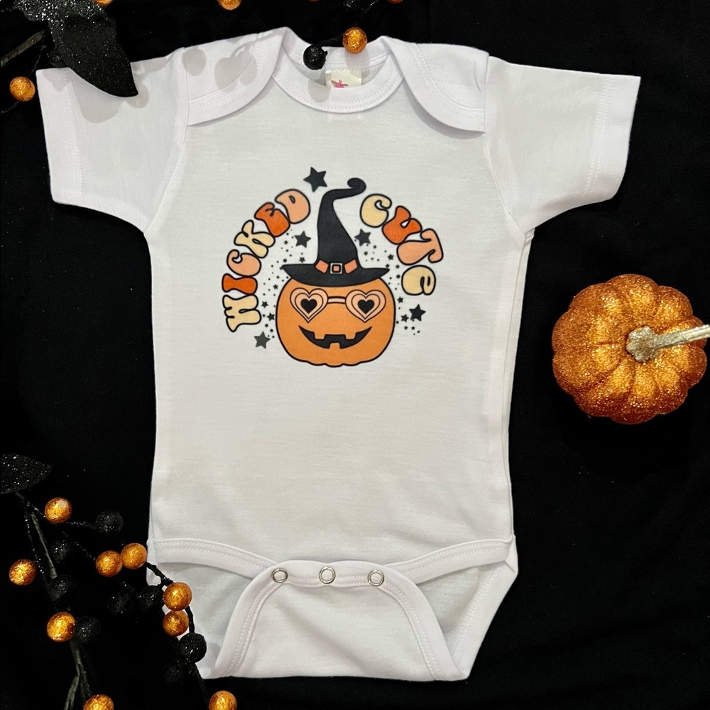 Handmade Halloween onsie